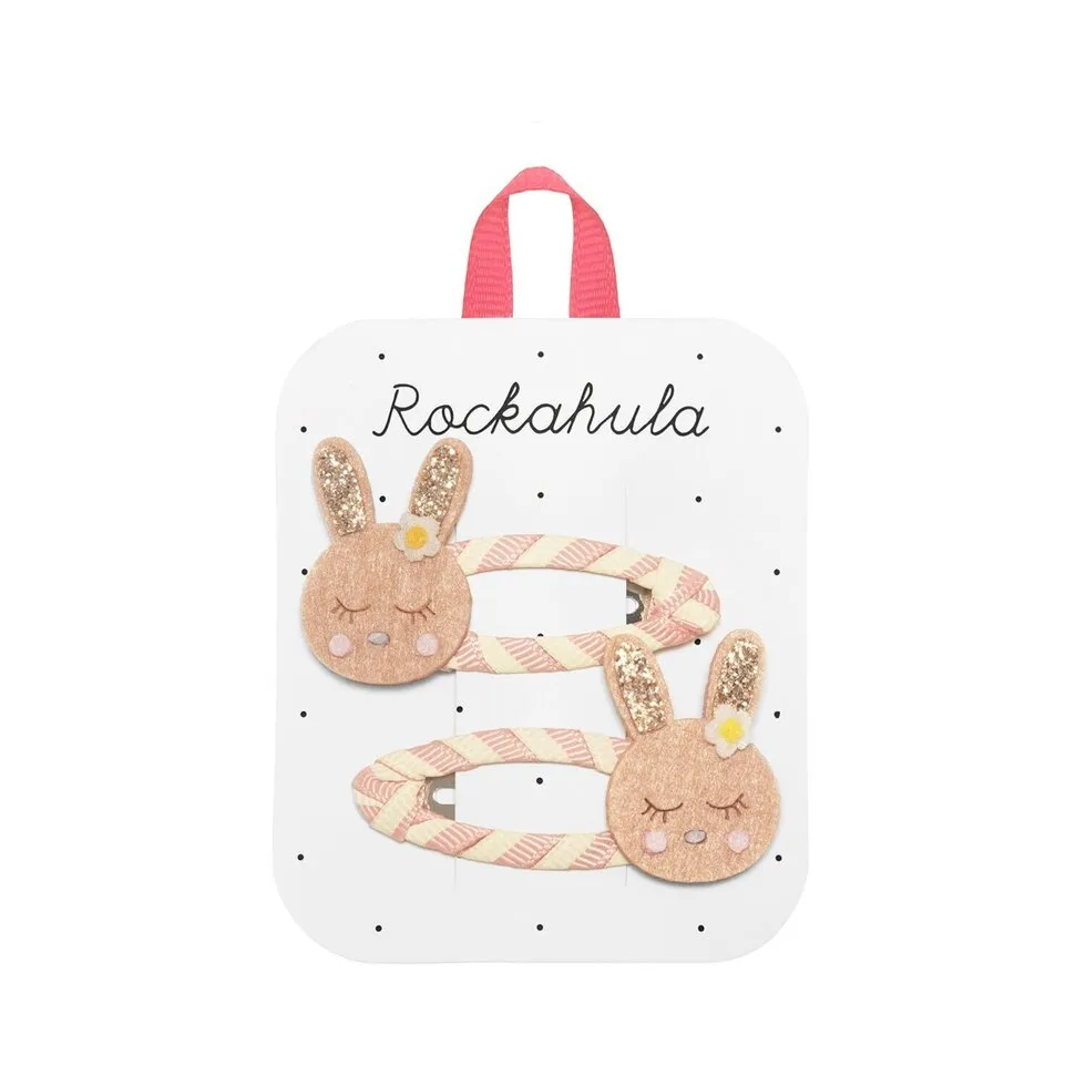 Haarclips Stripy Bunny