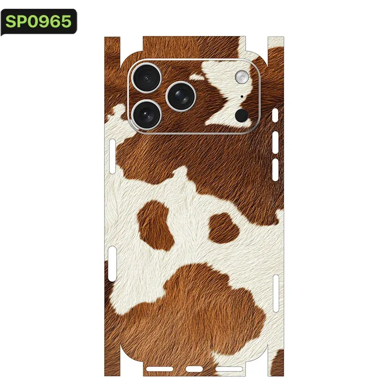 2026 Wrap Decal SkinFor Apple iPhone 17 16 15 14 iPhone13 Pro Max color Rear Protective Sticker Film
