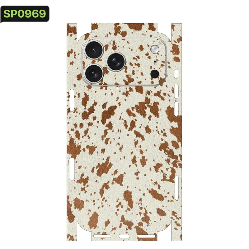 2026 Wrap Decal SkinFor Apple iPhone 17 16 15 14 iPhone13 Pro Max color Rear Protective Sticker Film