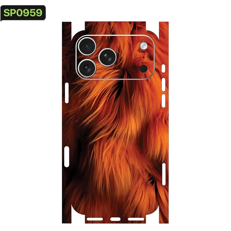 2026 Wrap Decal SkinFor Apple iPhone 17 16 15 14 iPhone13 Pro Max color Rear Protective Sticker Film