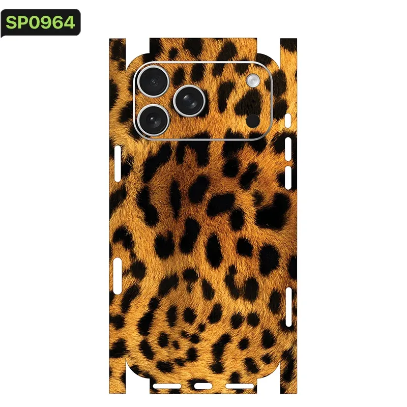 2026 Wrap Decal SkinFor Apple iPhone 17 16 15 14 iPhone13 Pro Max color Rear Protective Sticker Film