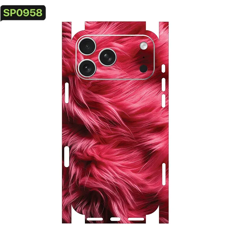 2026 Wrap Decal SkinFor Apple iPhone 17 16 15 14 iPhone13 Pro Max color Rear Protective Sticker Film