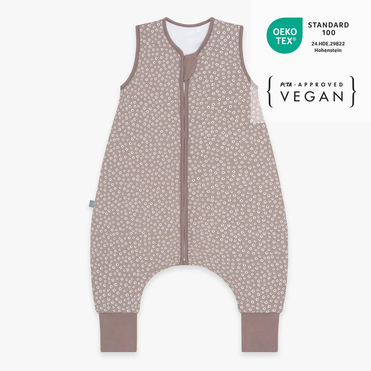 Schlafsack mit Füssen 2.5 TOG | Blume Berry