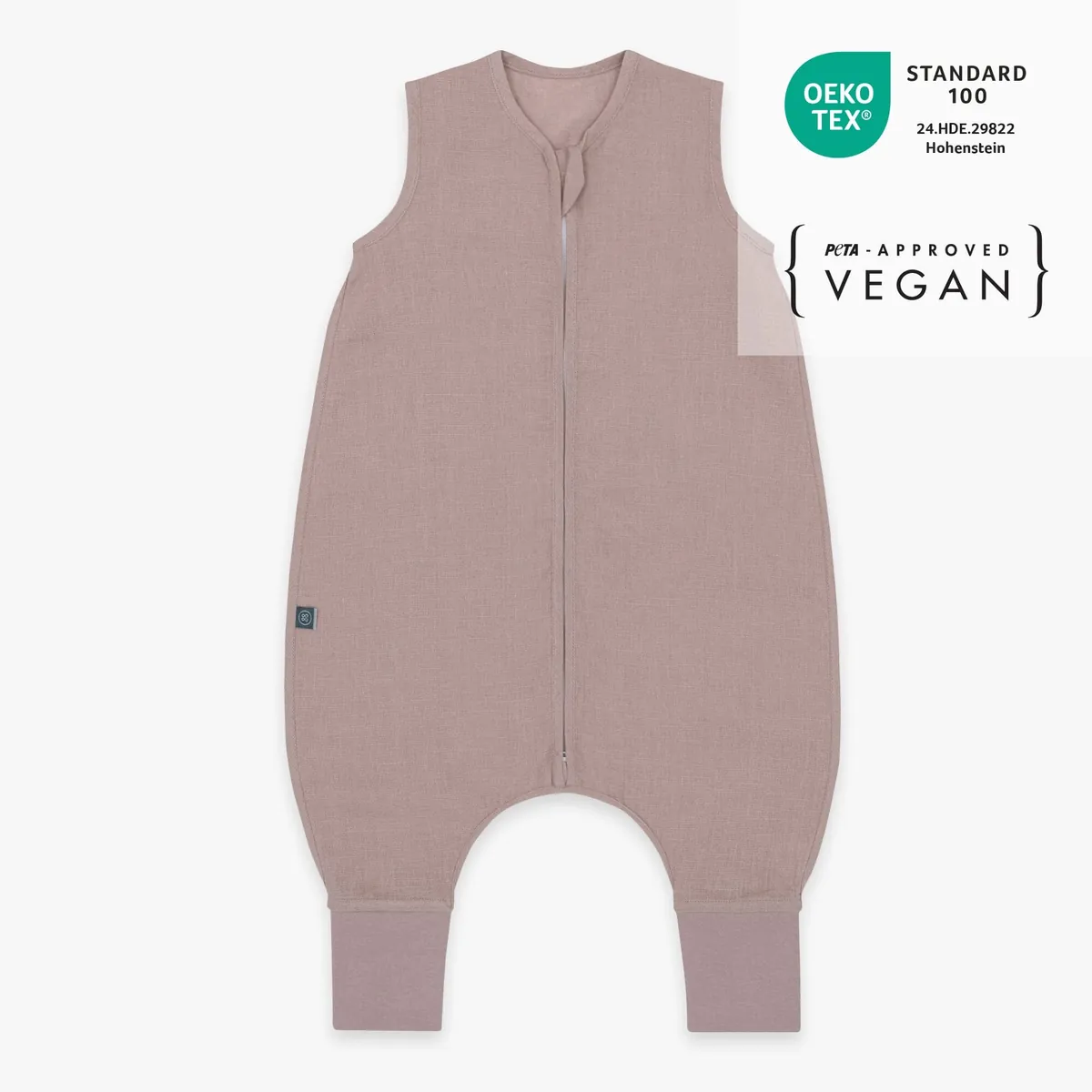 Leinen Schlafsack mit Füssen 0.5 TOG | Essential Berry