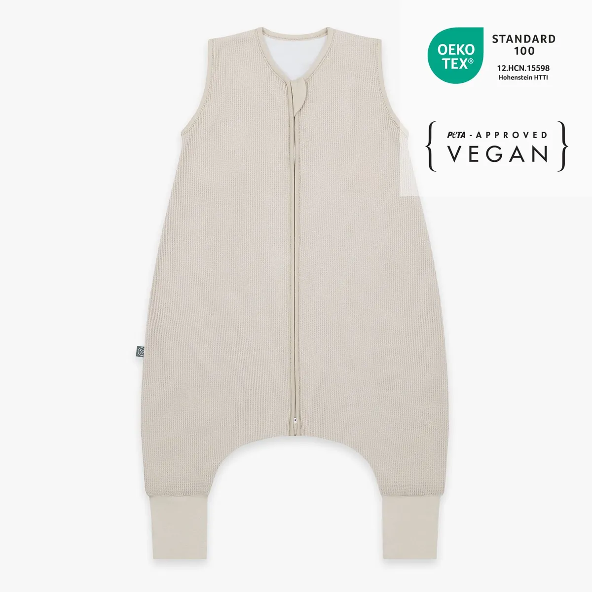 Schlafsack mit Füssen 1.0 TOG | Essential Beige
