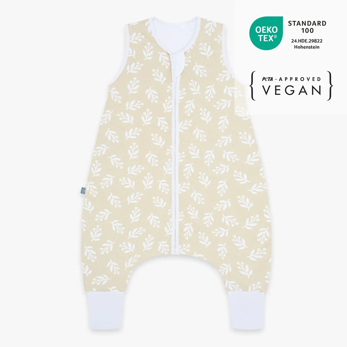 Schlafsack mit Füssen 2.5 TOG | Floral Sand