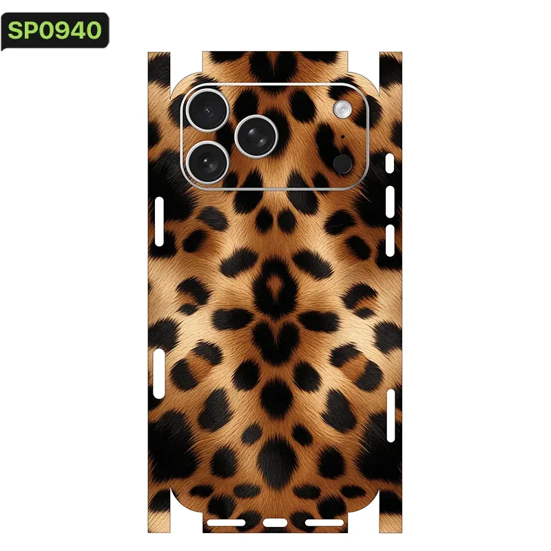 Oscar Wrap Decal SkinFor Apple iPhone 17 16 15 14 iPhone13 Pro Max color Rear Protective Sticker Film