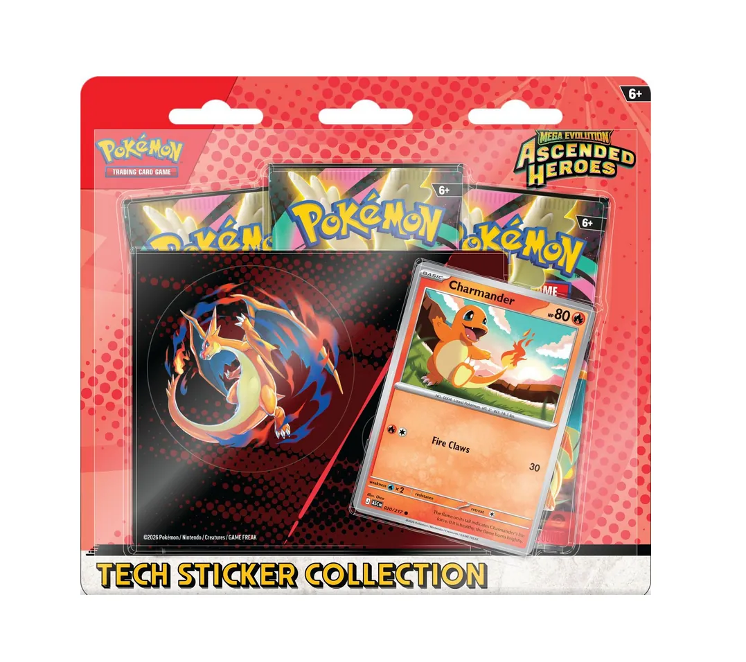 ME02.5 'Erhabene Helden' Tech Sticker Mega Charizard Collection