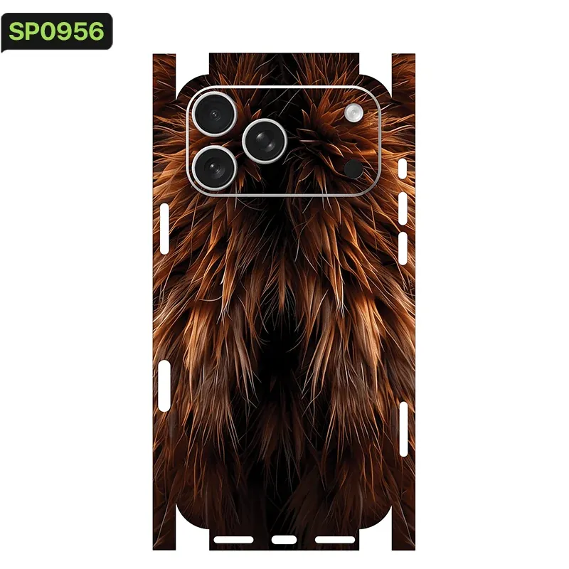 Oscar Wrap Decal SkinFor Apple iPhone 17 16 15 14 iPhone13 Pro Max color Rear Protective Sticker Film