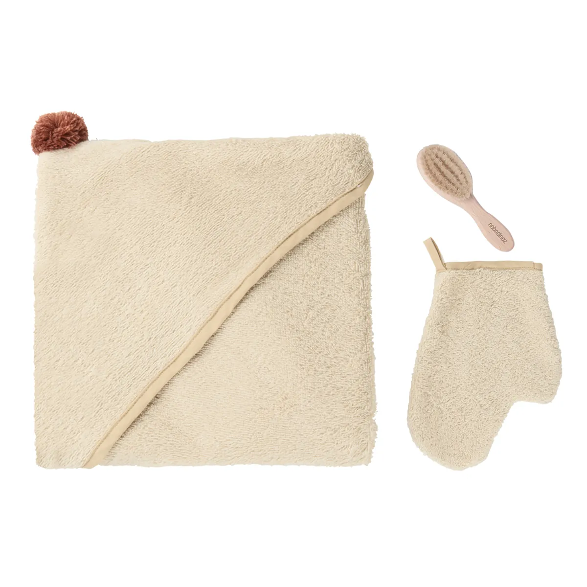 Nobodinoz  Baby Badeset "So Cute" Almond