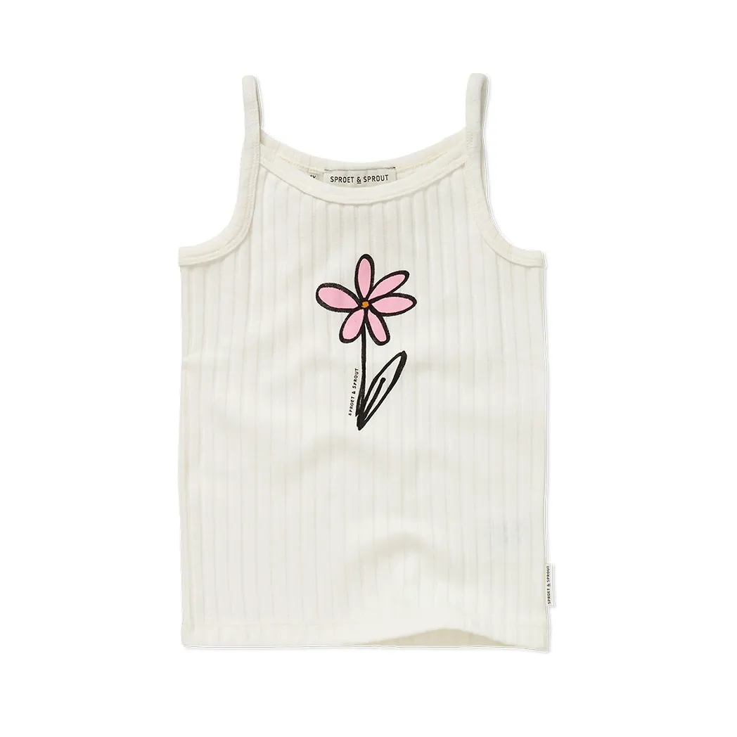 Träger Top Daisy Off-White