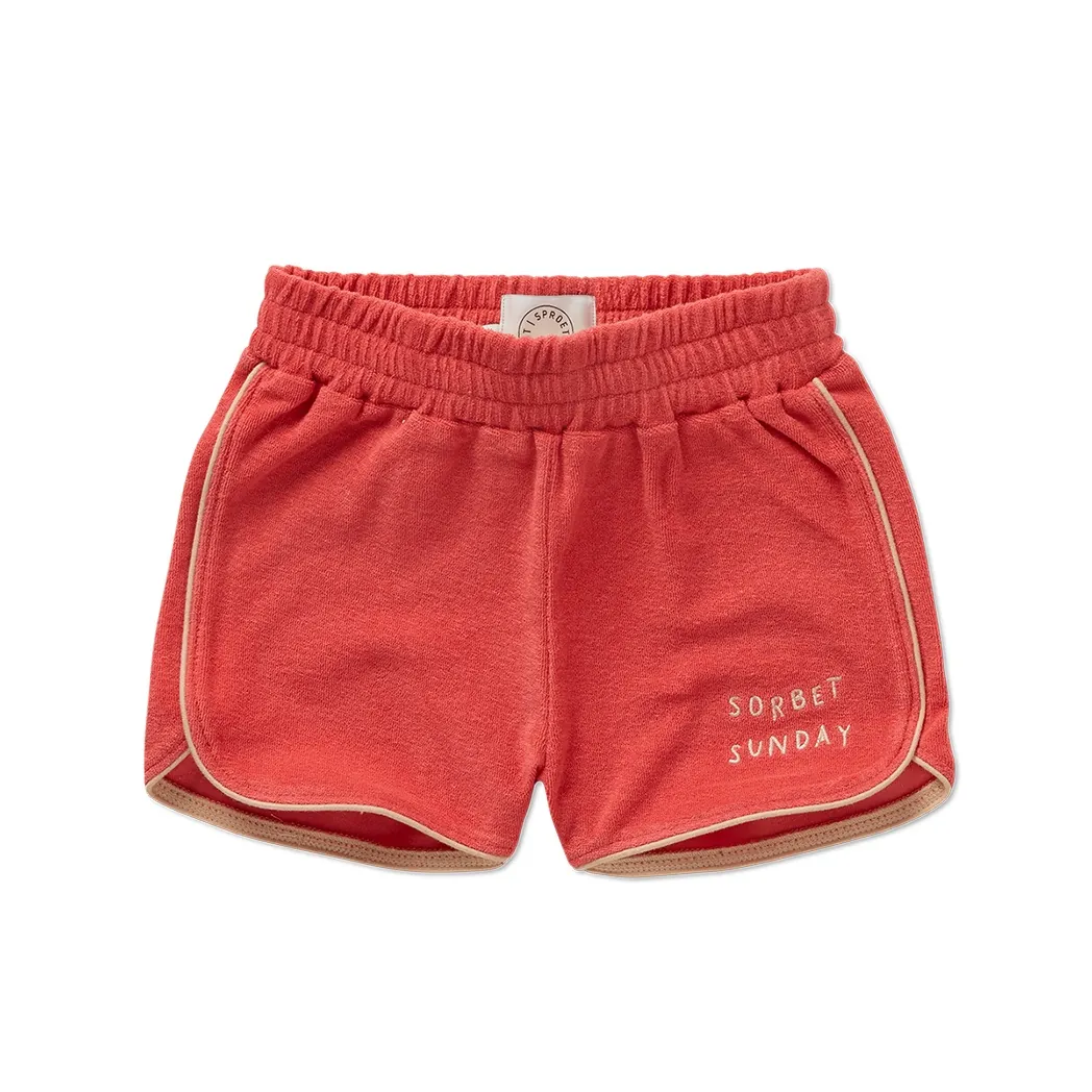 Frottee Sport Shorts Rose Petal