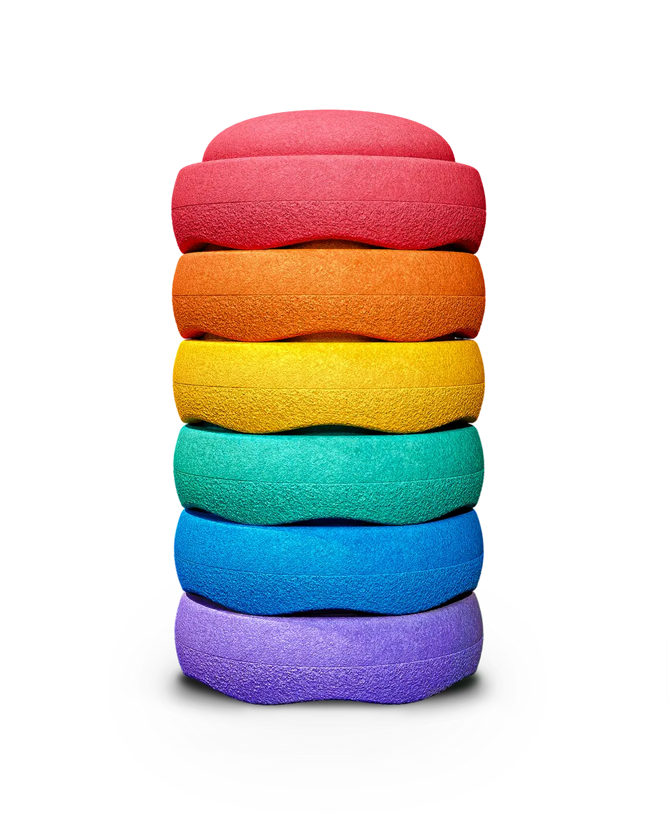 Stapelstein Original Mini "Rainbow Classic" 6er Set