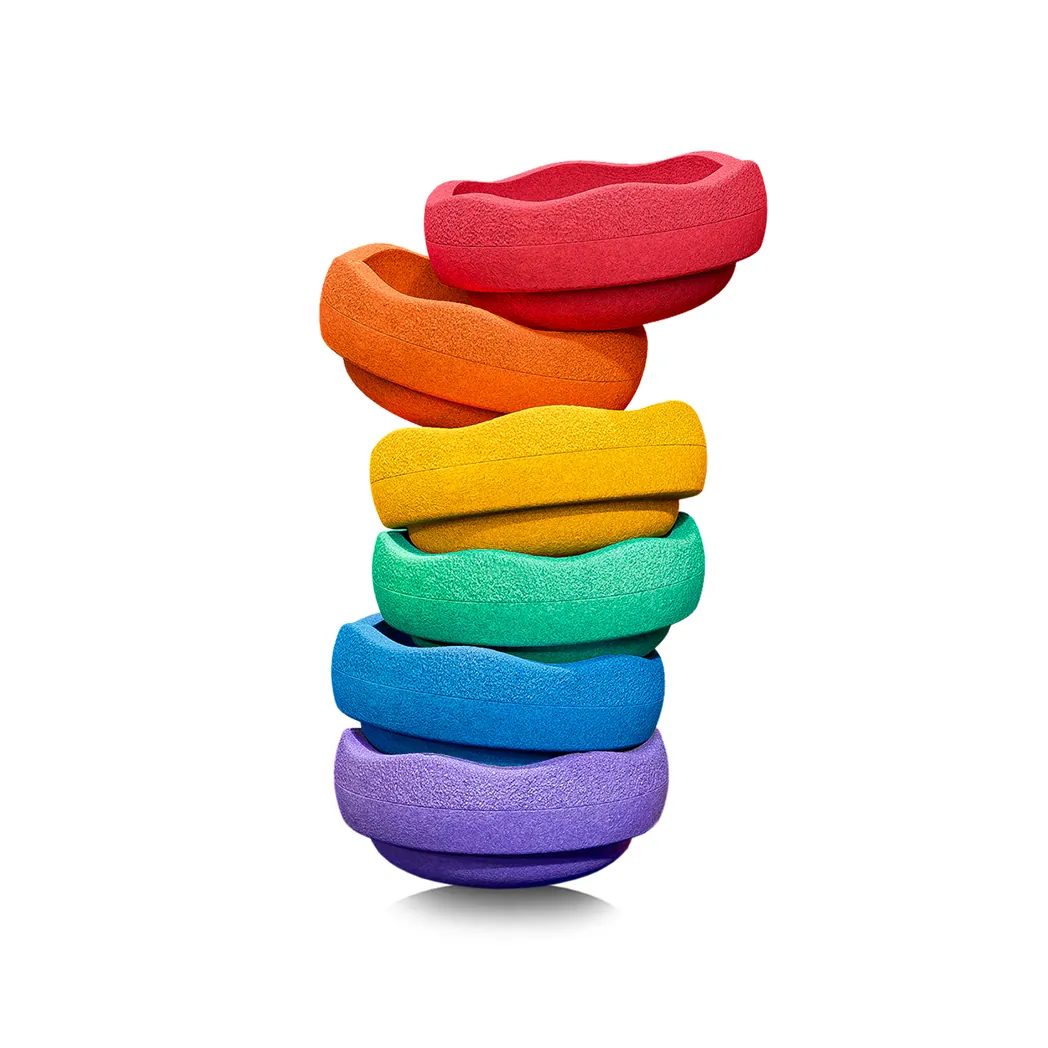 Stapelstein Rainbow Classic (6 Stück)