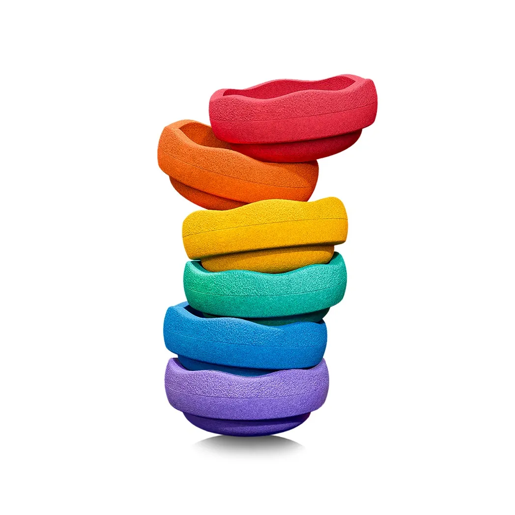 Stapelstein Mini Rainbow Classic (6 Stück)