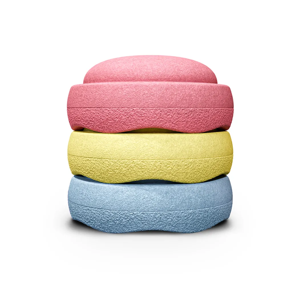 Stapelstein Pastel Primary (3 Stück)