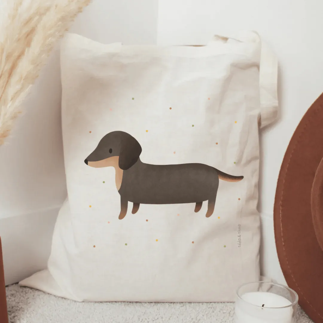 Stofftasche Dackel
