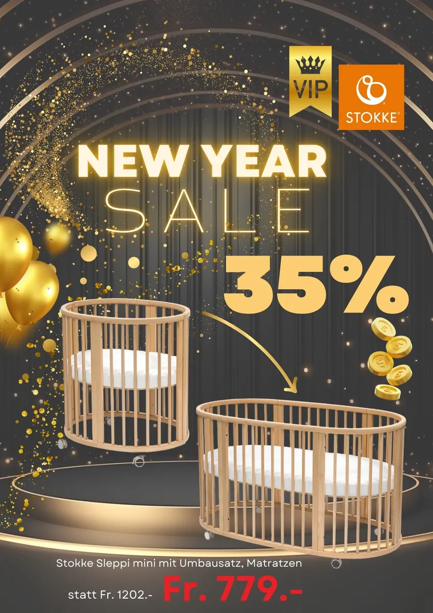 Stokke® Sleepi Mini V3 mit Sleepi Umbausatz Set inkl. Matratzen *BLACKSALE*