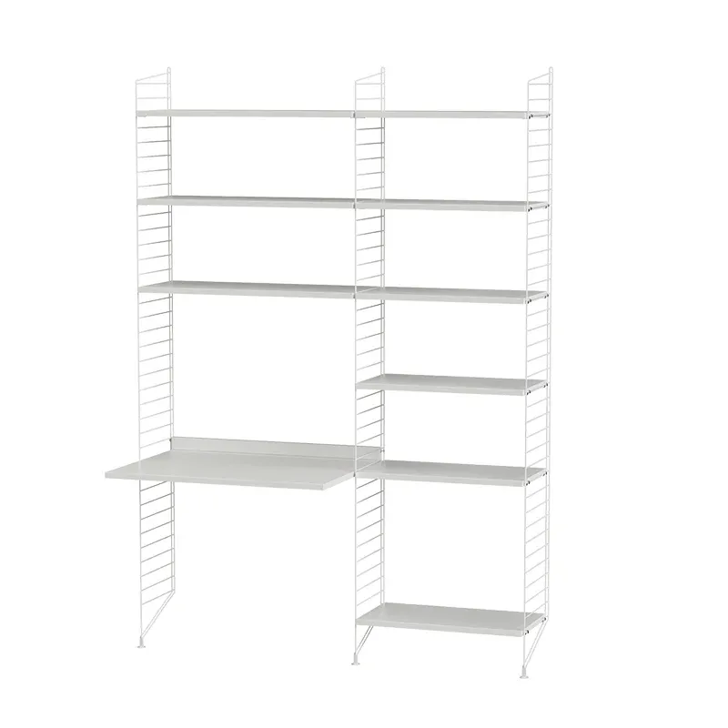 String Furniture Schreibtischkombination D | Weiss/Weiss