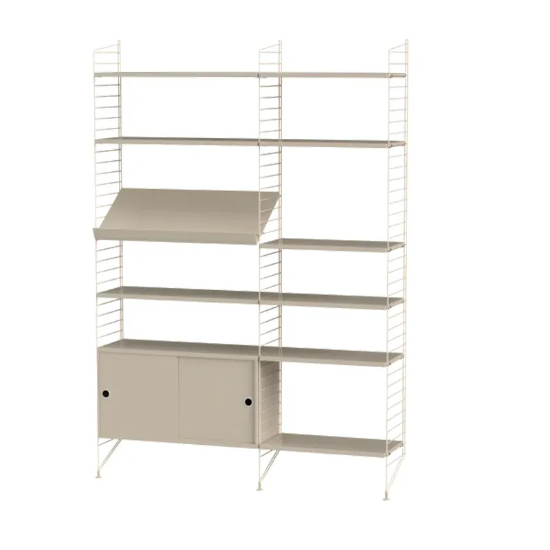 String Furniture Regalsystem H | Beige/Beige