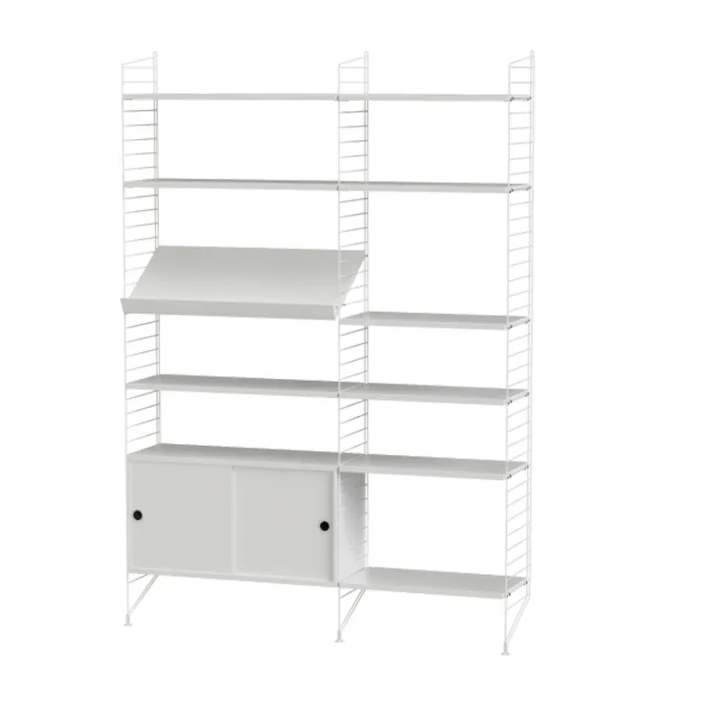 String Furniture Regalsystem H | Weiss/Weiss