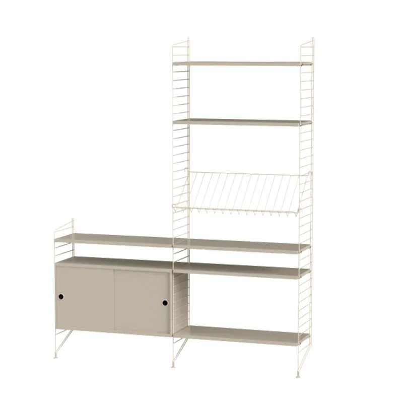 String Furniture Regalsystem K | Beige/Beige