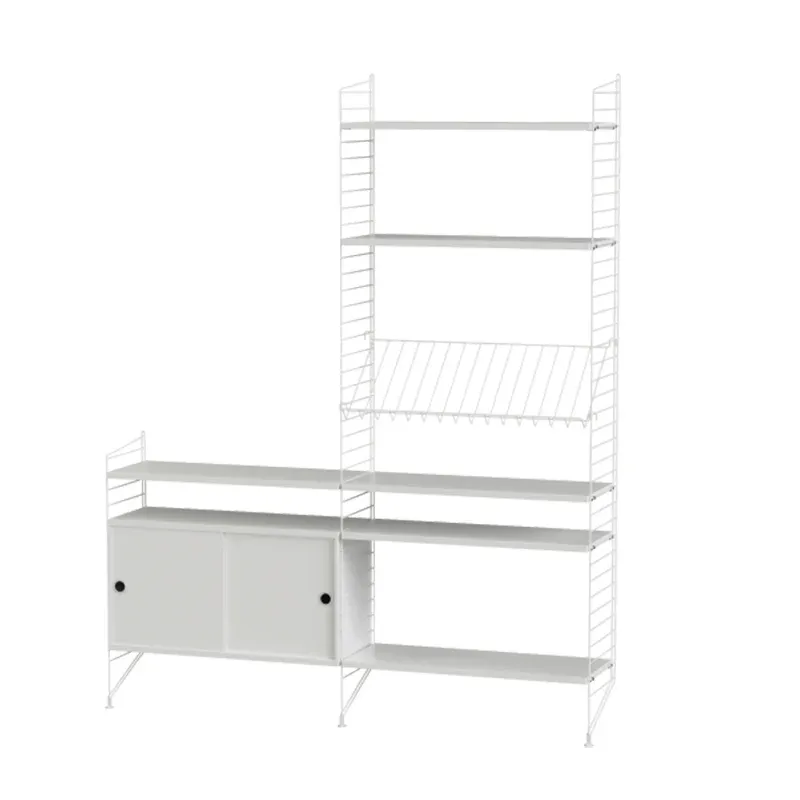 String Furniture Regalsystem K | Weiss/Weiss