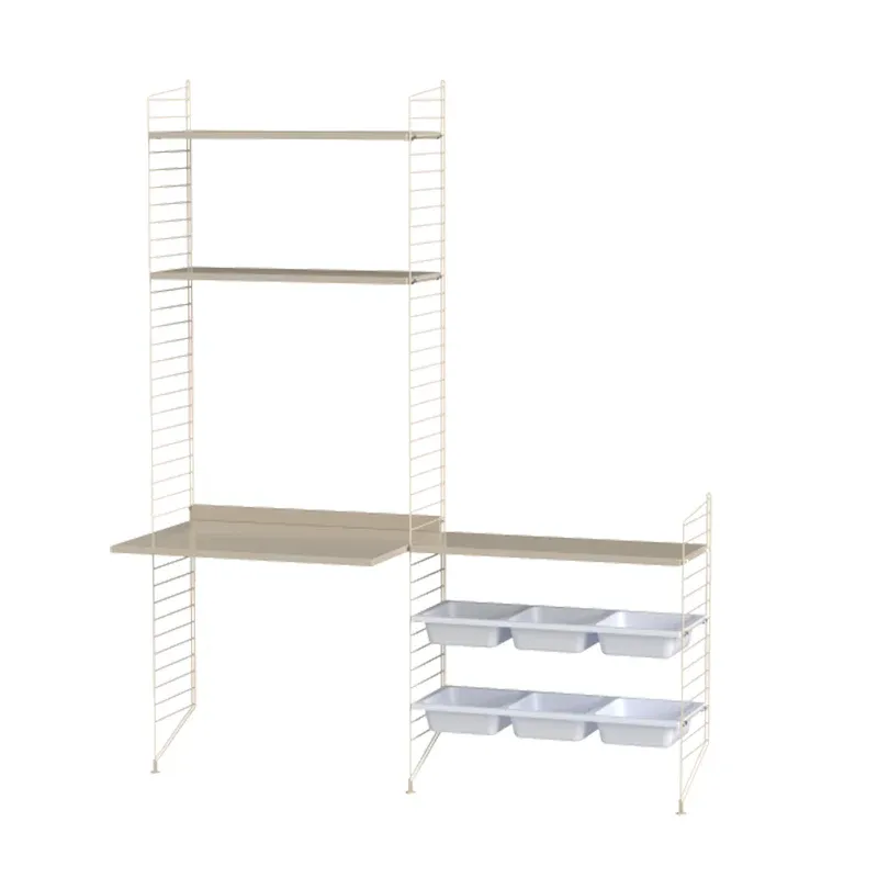 String Furniture Schreibtischkombination E | Beige/Beige
