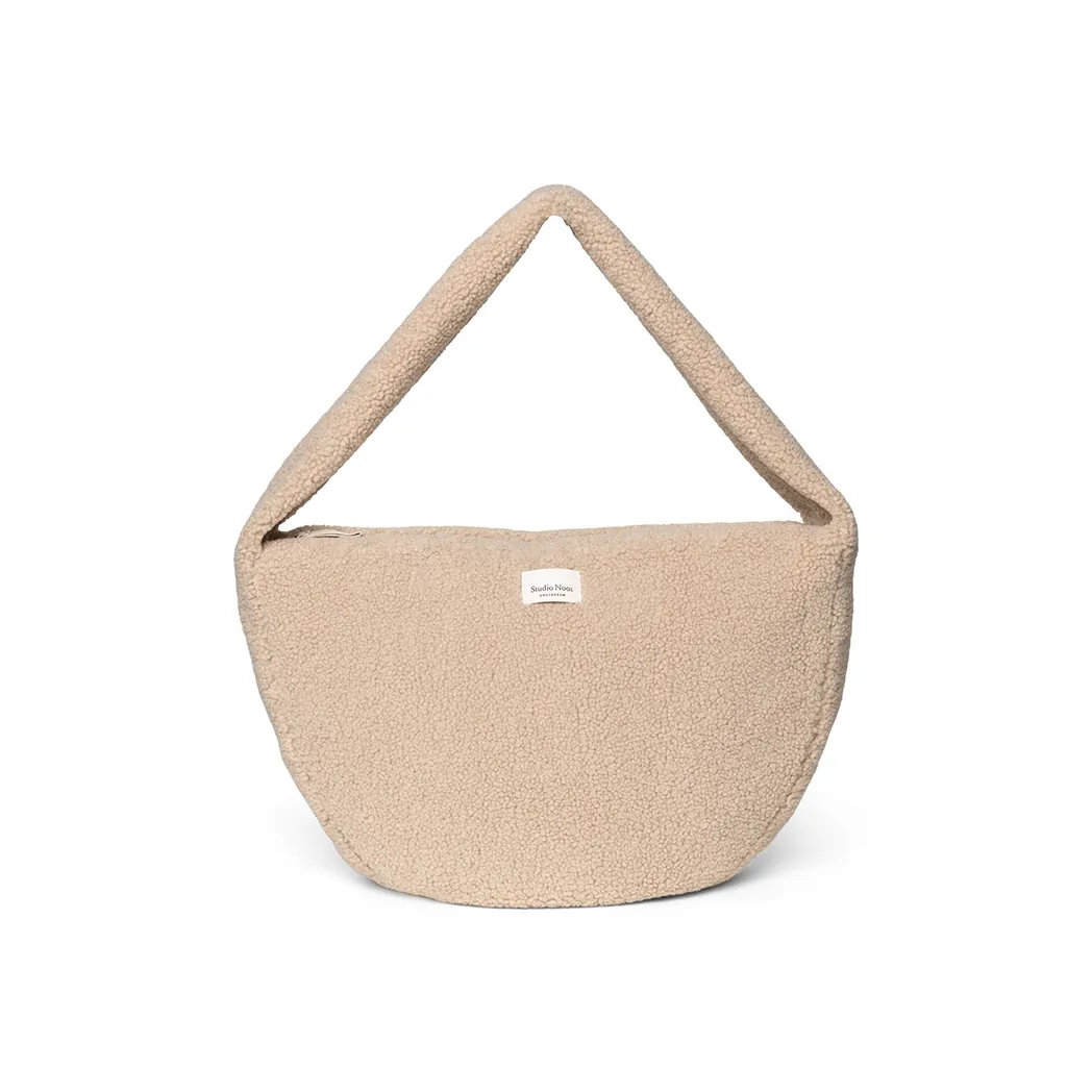 Umhängetasche "Cross Body Bag" Teddy Ecru