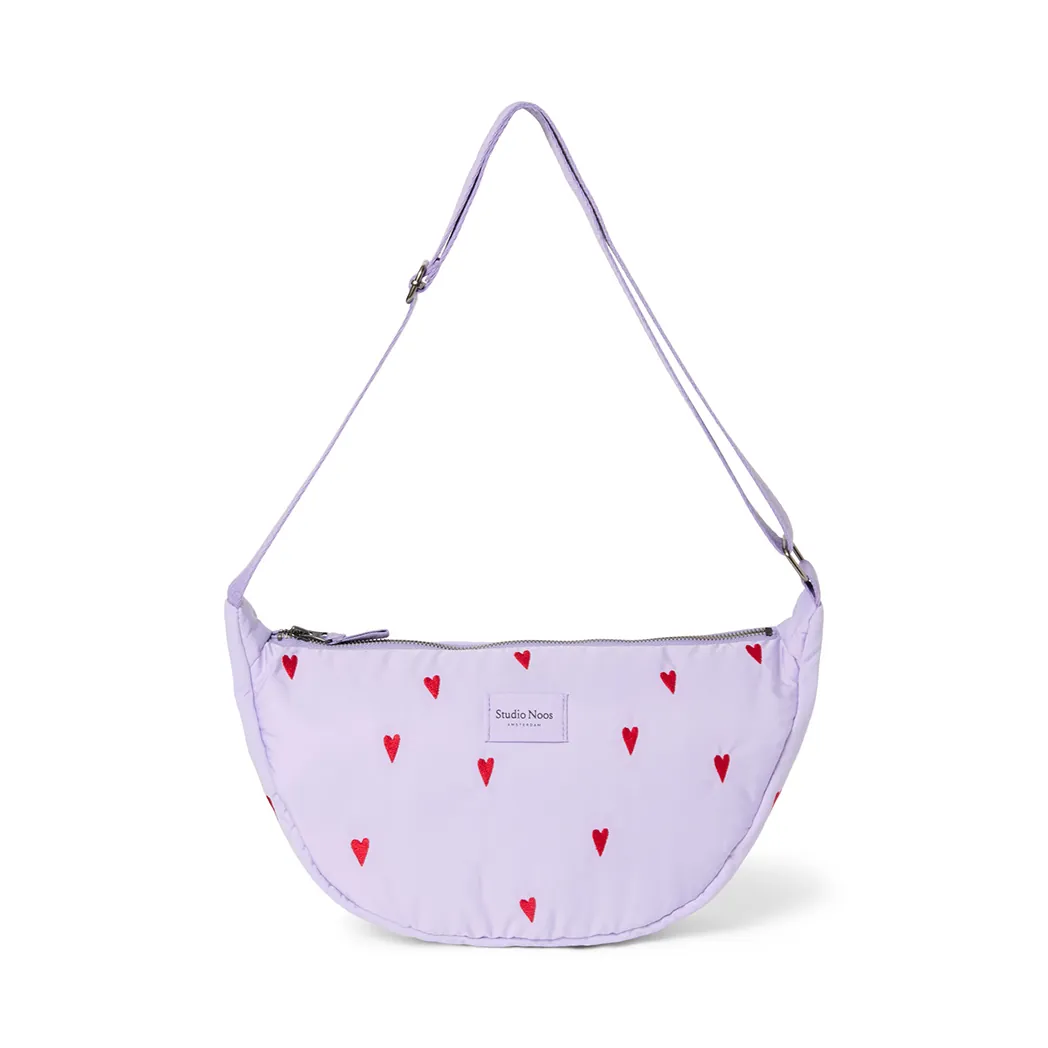 Umhängetasche "Fanny Pack" Puffy Purple Hearts