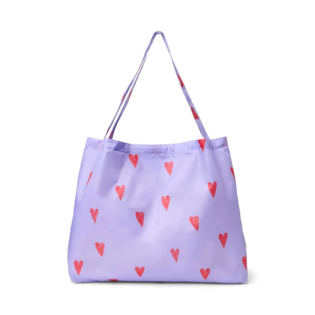 Einkaufstasche "Grocery Bag" Lilac Hearts