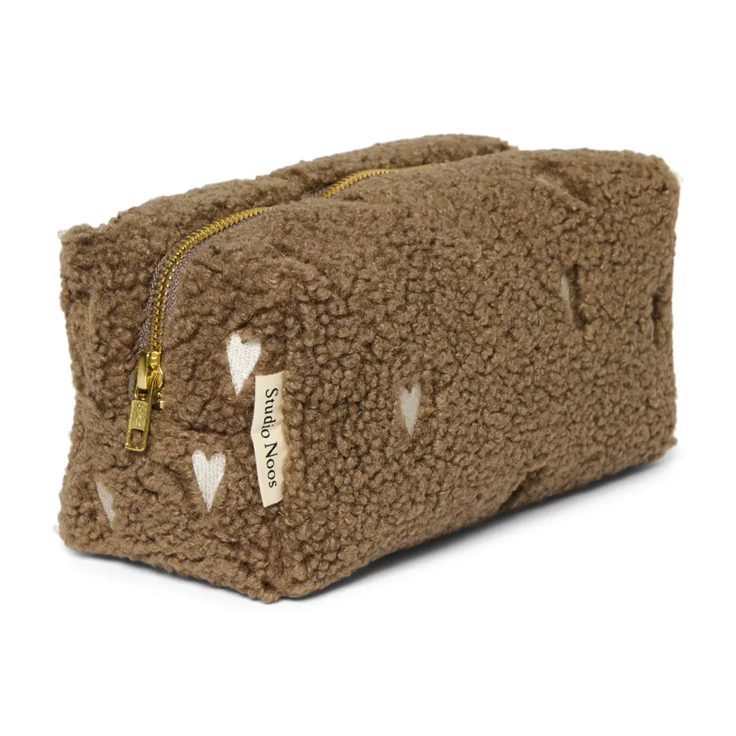Necessaire Chunky Teddy Brown Hearts