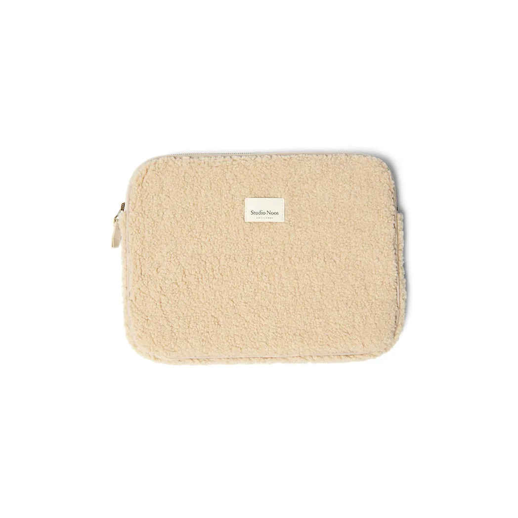 Laptop Hülle Teddy Ecru 13 Zoll