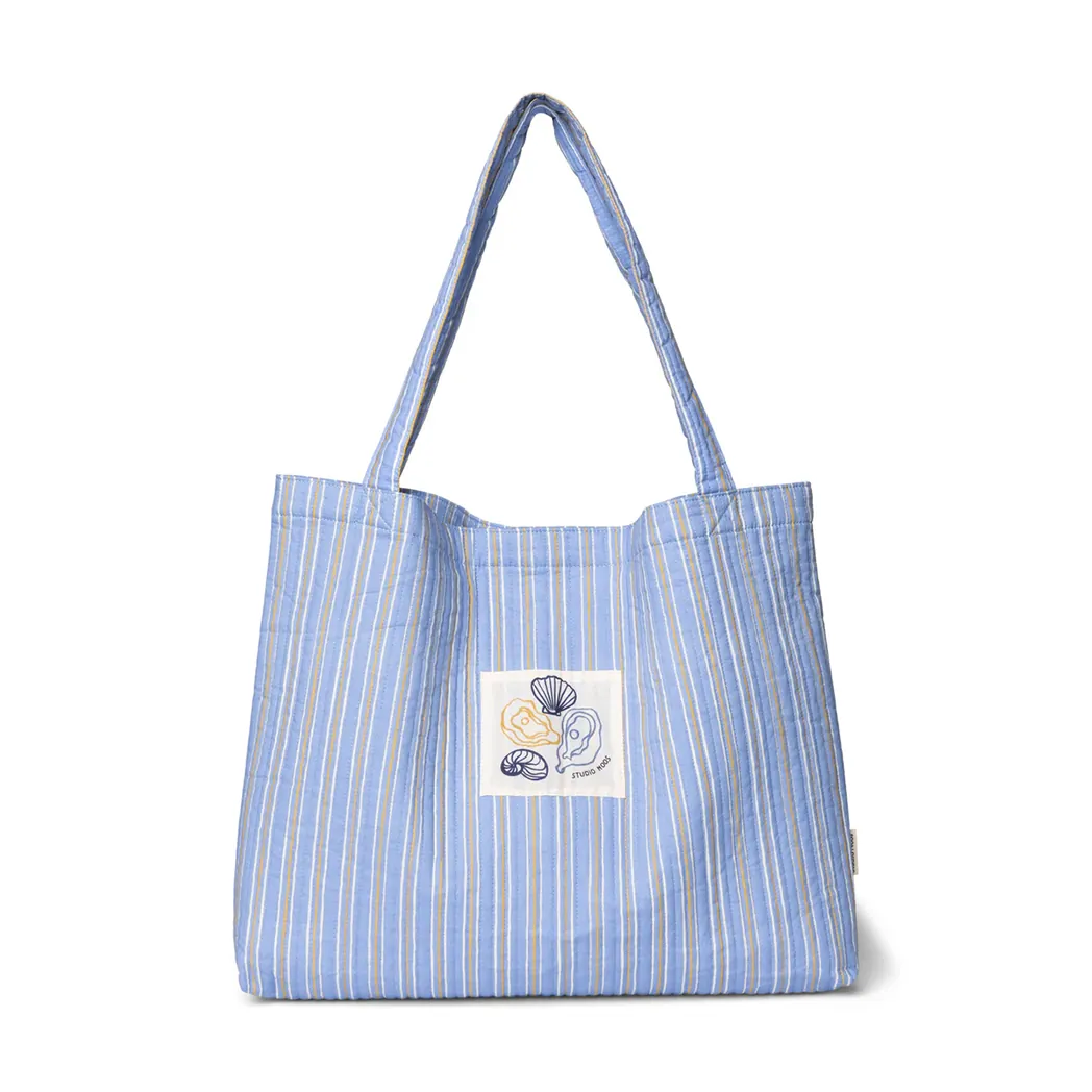 Tragetasche "Mom Bag" Serenity Striped