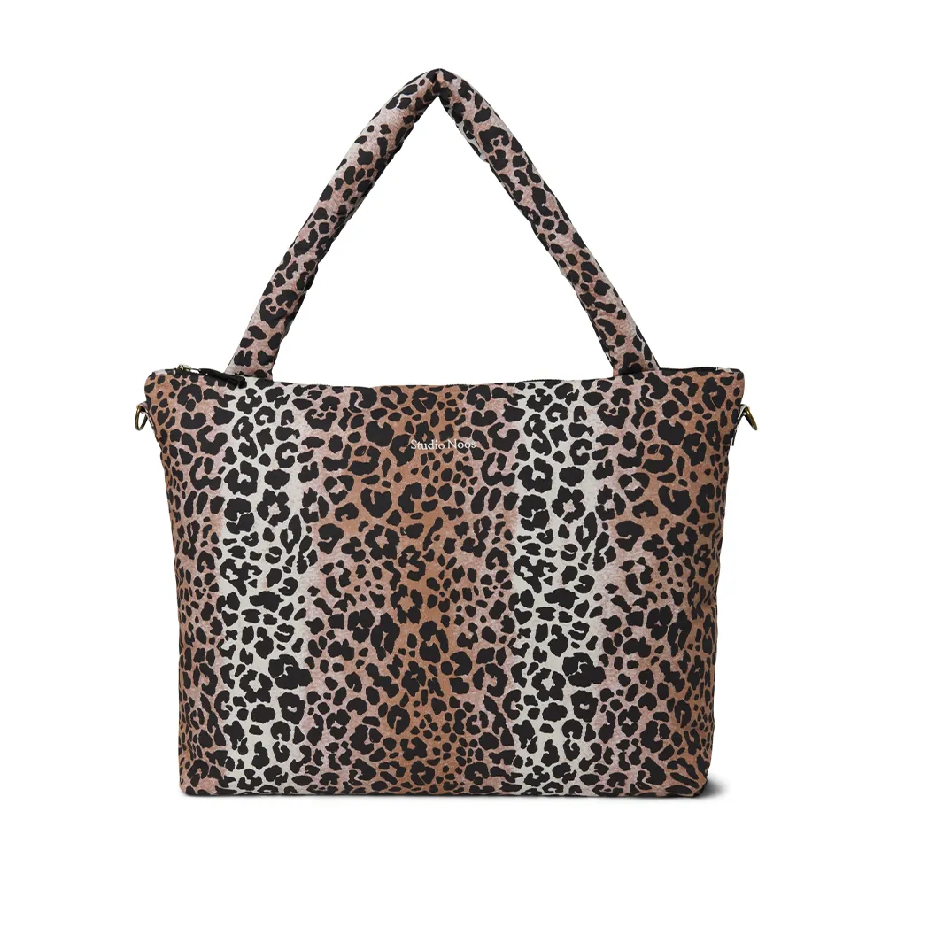 Wickeltasche "Diaper Bag" Soft Cotton Hazel Leopard