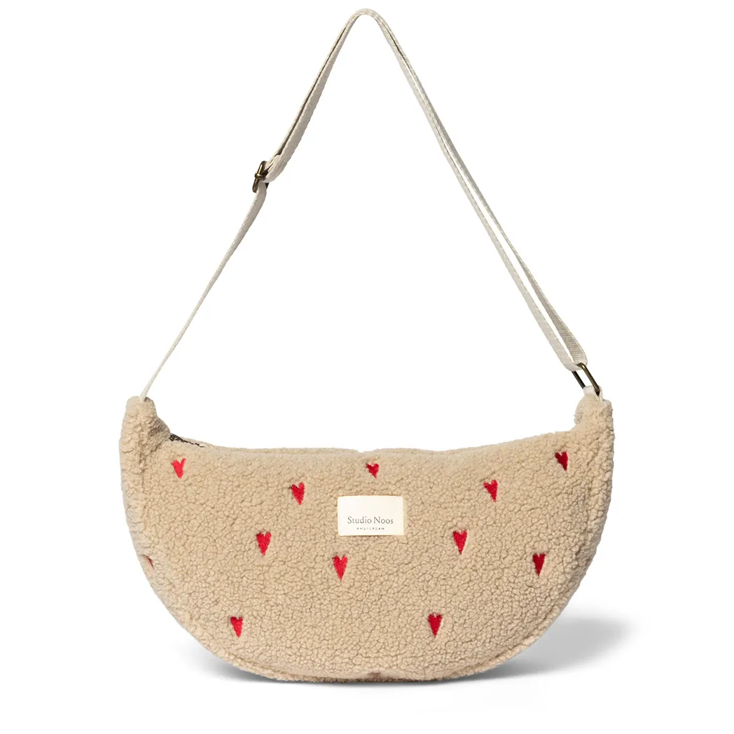 Frauen Fanny Pack Teddy Hearts Ecru