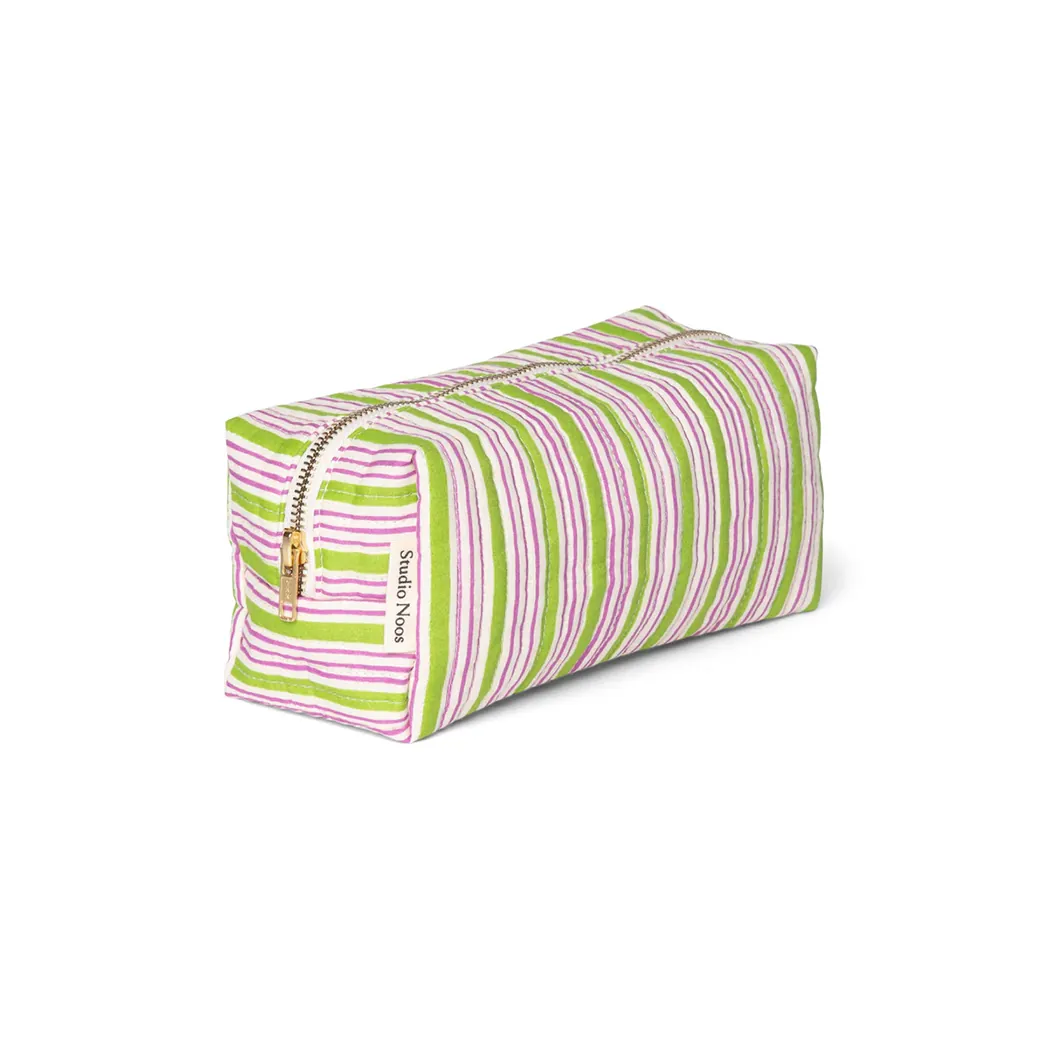 Necessaire Cotton Titane Striped