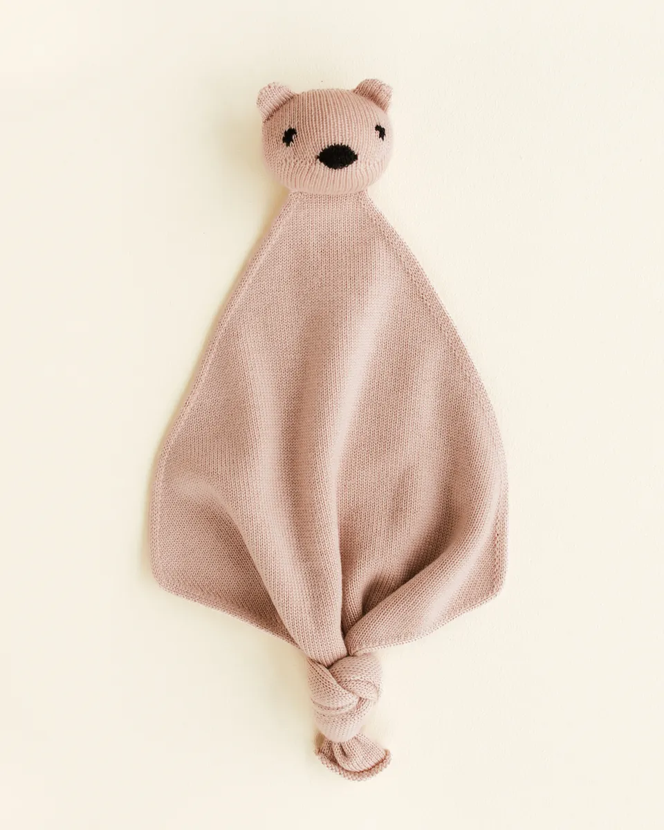 Hvid Kuscheltuch Teddy "Tokki" Apricot