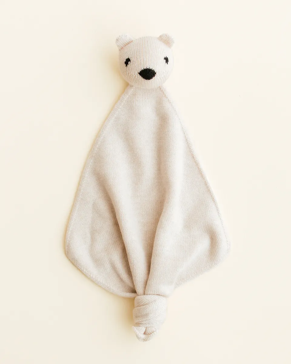 Hvid Kuscheltuch Teddy "Tokki" Cream