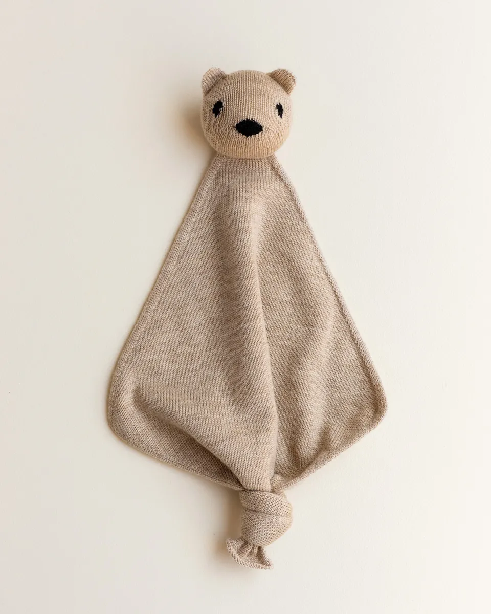 Hvid Kuscheltuch Teddy "Tokki" Sand