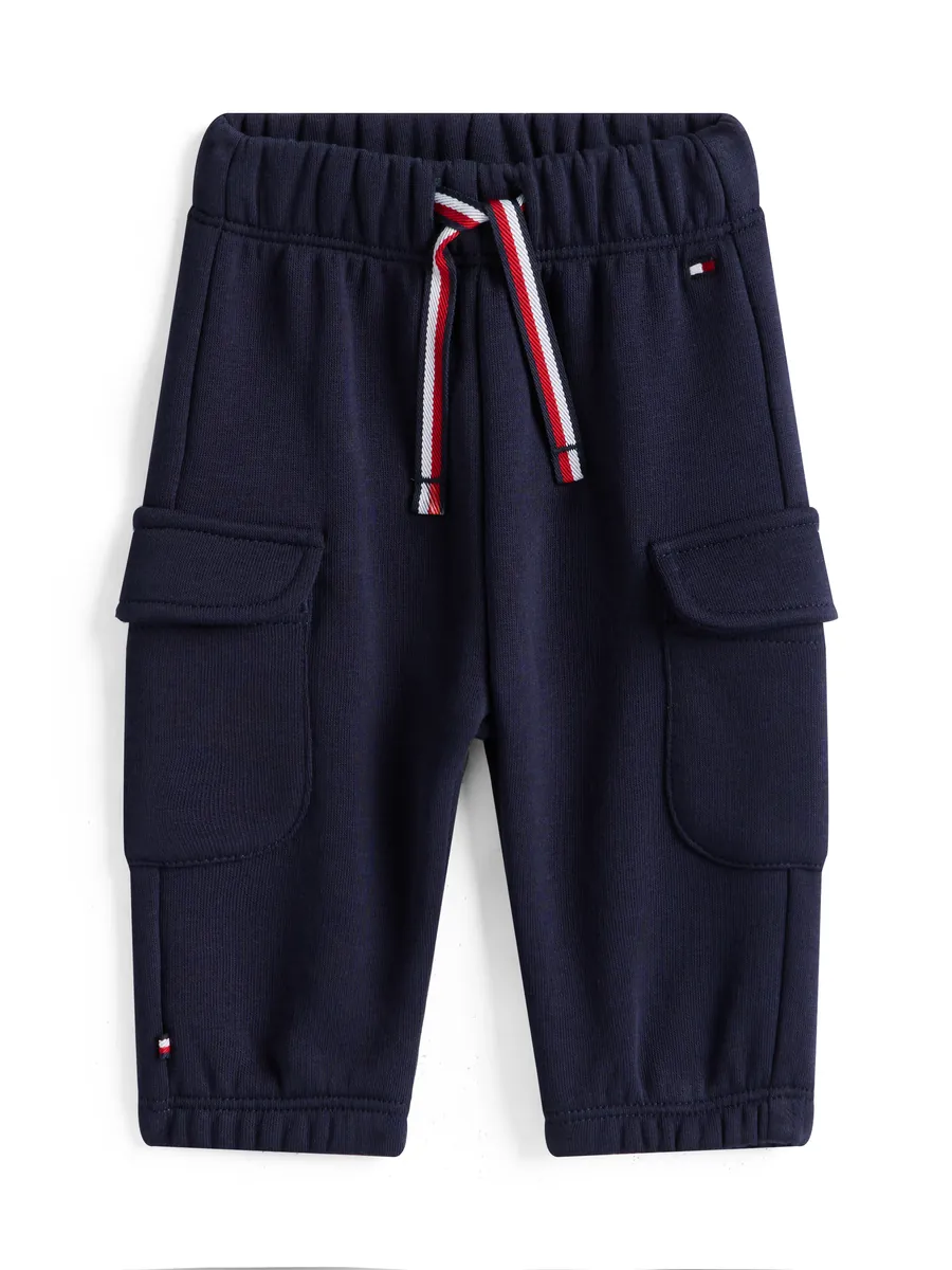 Tommy Hilfiger Kids Cargo Hose Schwarz