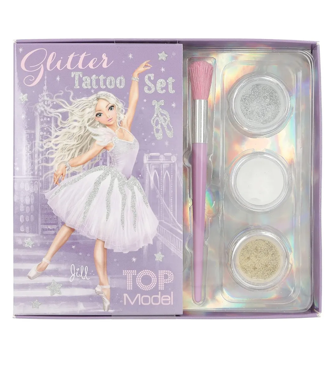 Glitzer Tattoo Set Ballet