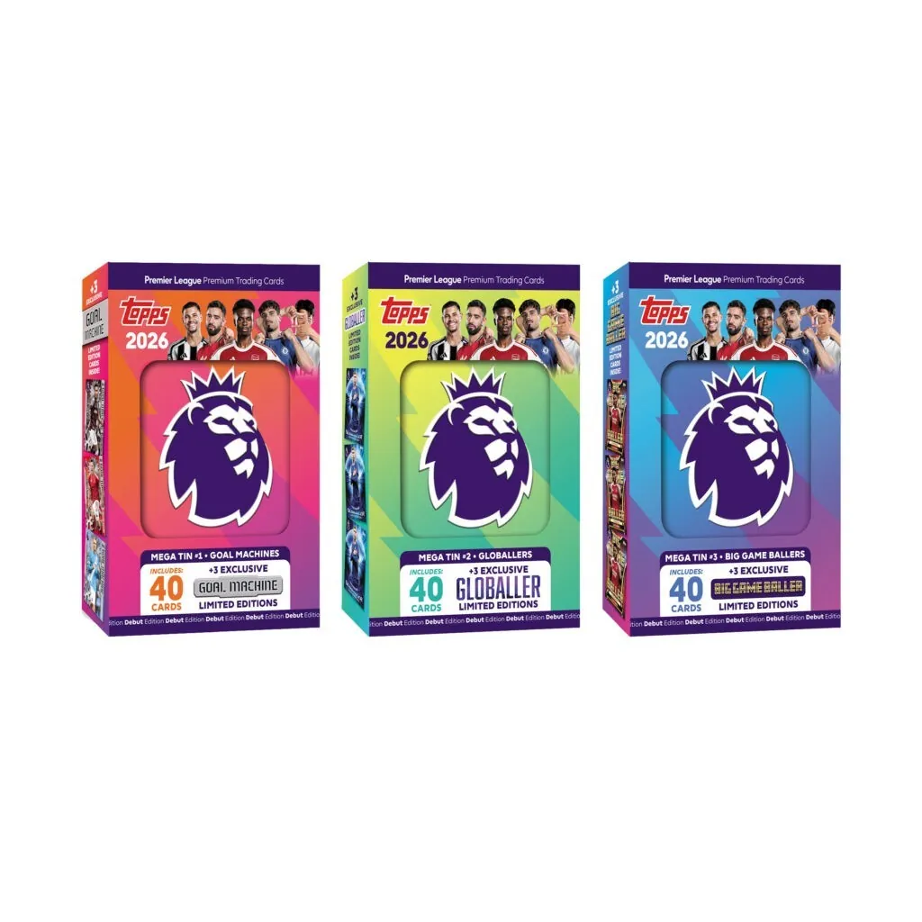 League Trading Cards 2025/2026 - Mega Tin Dose