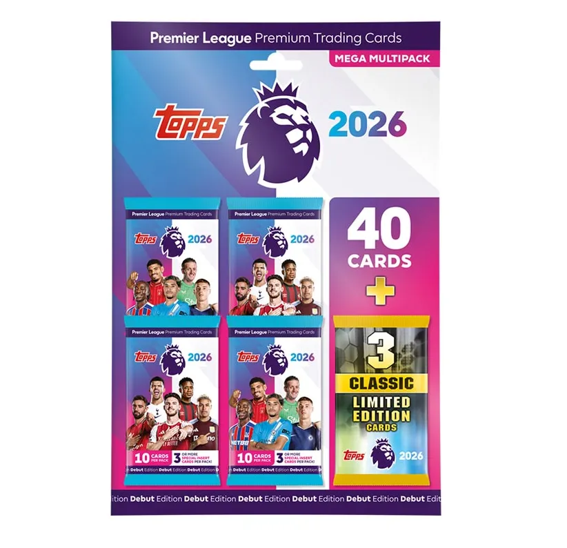 Premier League Trading Cards 2025/2026 – MEGA MULTIPACK