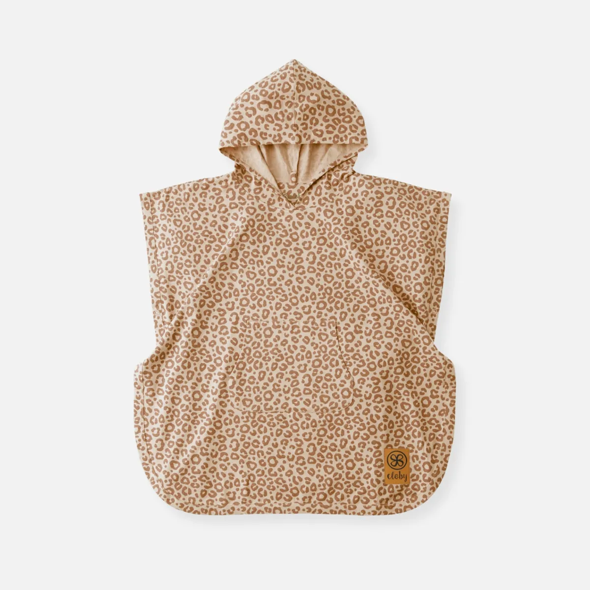 Cloby Poncho mit UV50 | Leopard Brown