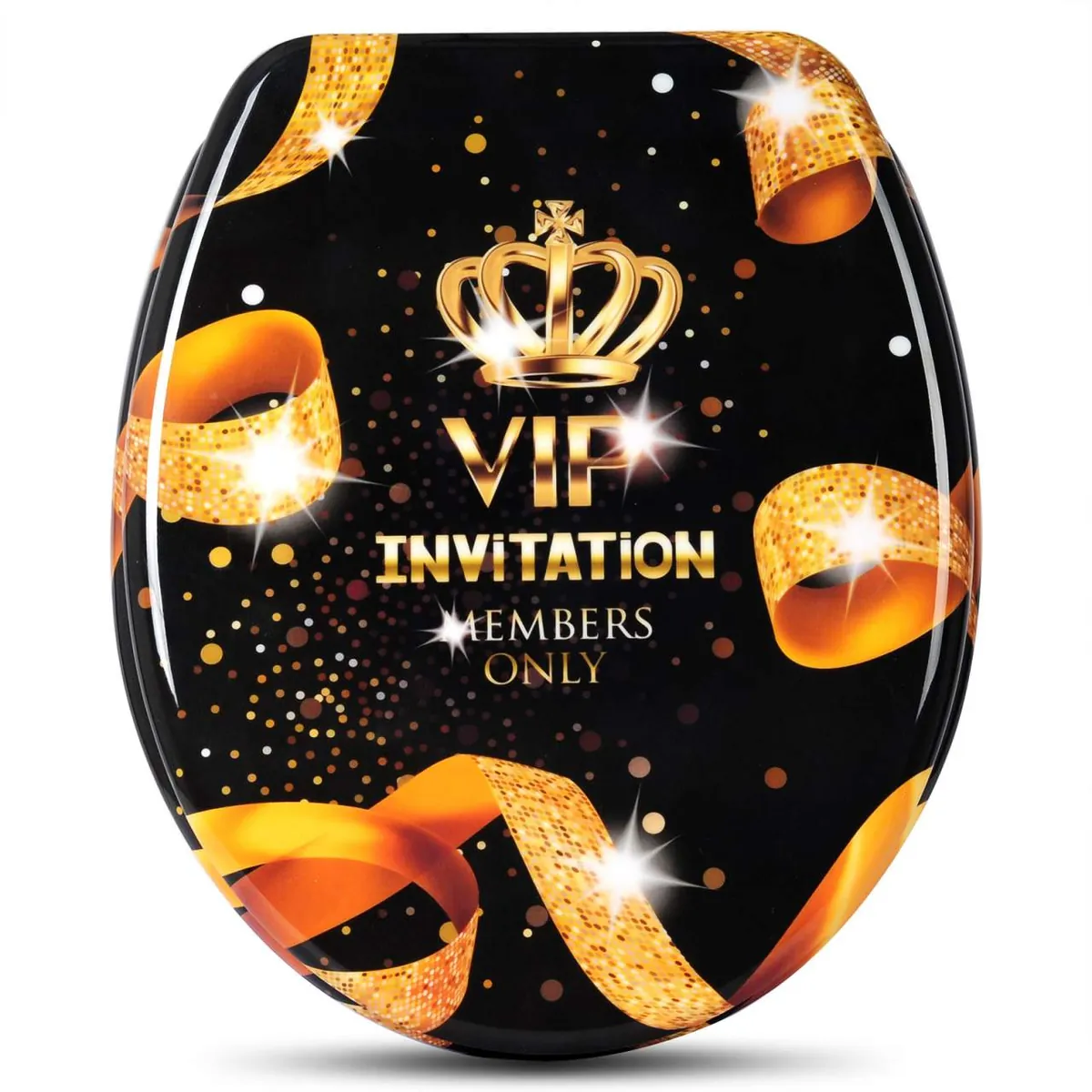 WC-Sitz Duroplast mit Absenkautomatik gold VIP