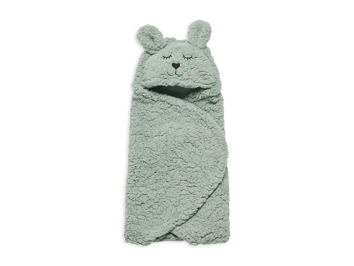 Kuschelwrap Plüsch Bunny Ash Green