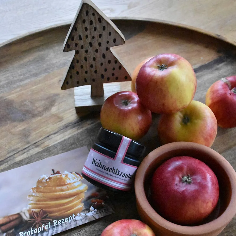 Bratapfel Geschenk Box mit Gewürz
