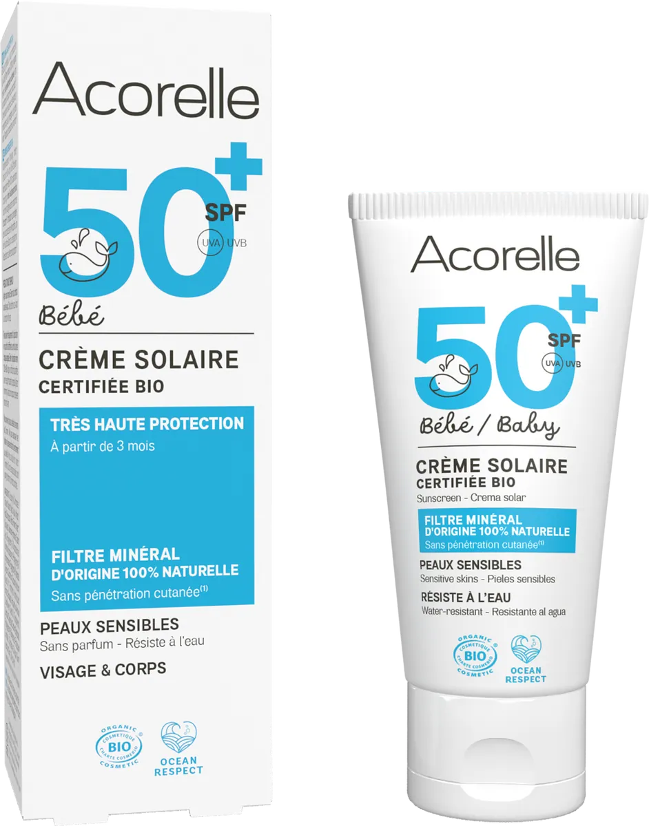 Acorelle Baby-Sonnencreme SPF 50+