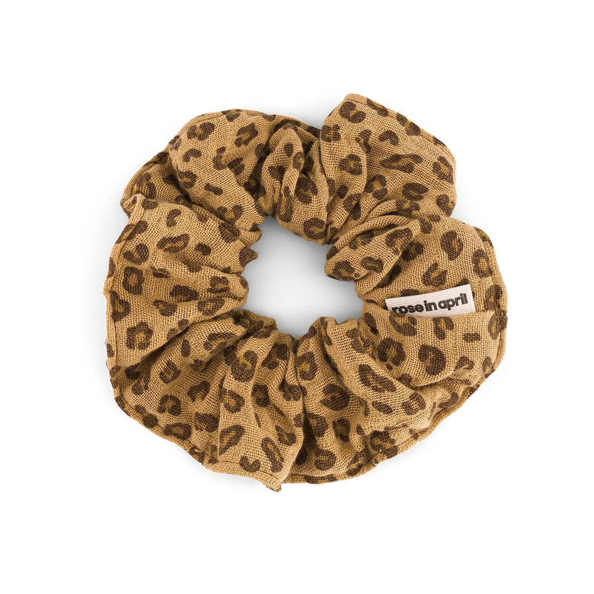 Rose in April Scrunchie "Chouchou" Leo Coffee